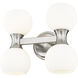 Artemis 4 Light 13 inch Brushed Nickel Vanity Wall Light