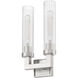Beau Wall Sconce Wall Light in Brushed Nickel