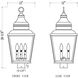 Raphael 3 Light 26.75 inch Sand Black Outdoor Post Mount Fixture