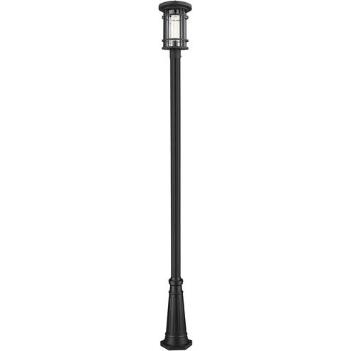Jordan 1 Light 111.5 inch Black Outdoor Post Mounted Fixture in 13