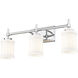 Cadoc 3 Light 23.5 inch Chrome Bath Vanity Light Wall Light