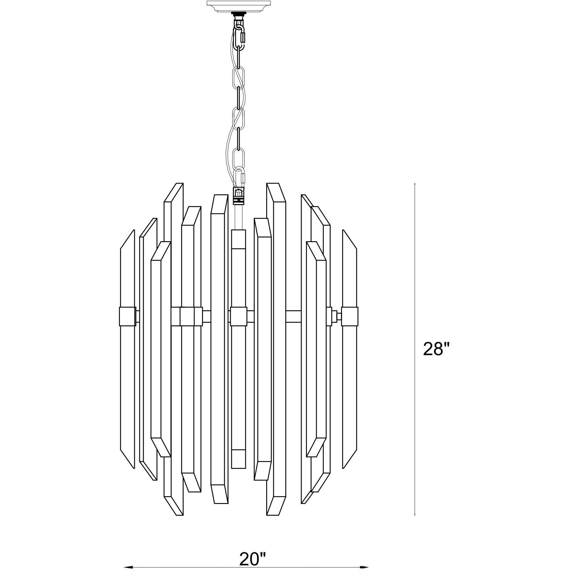 Bova 9 Light 20 inch Polished Nickel Chandelier Ceiling Light