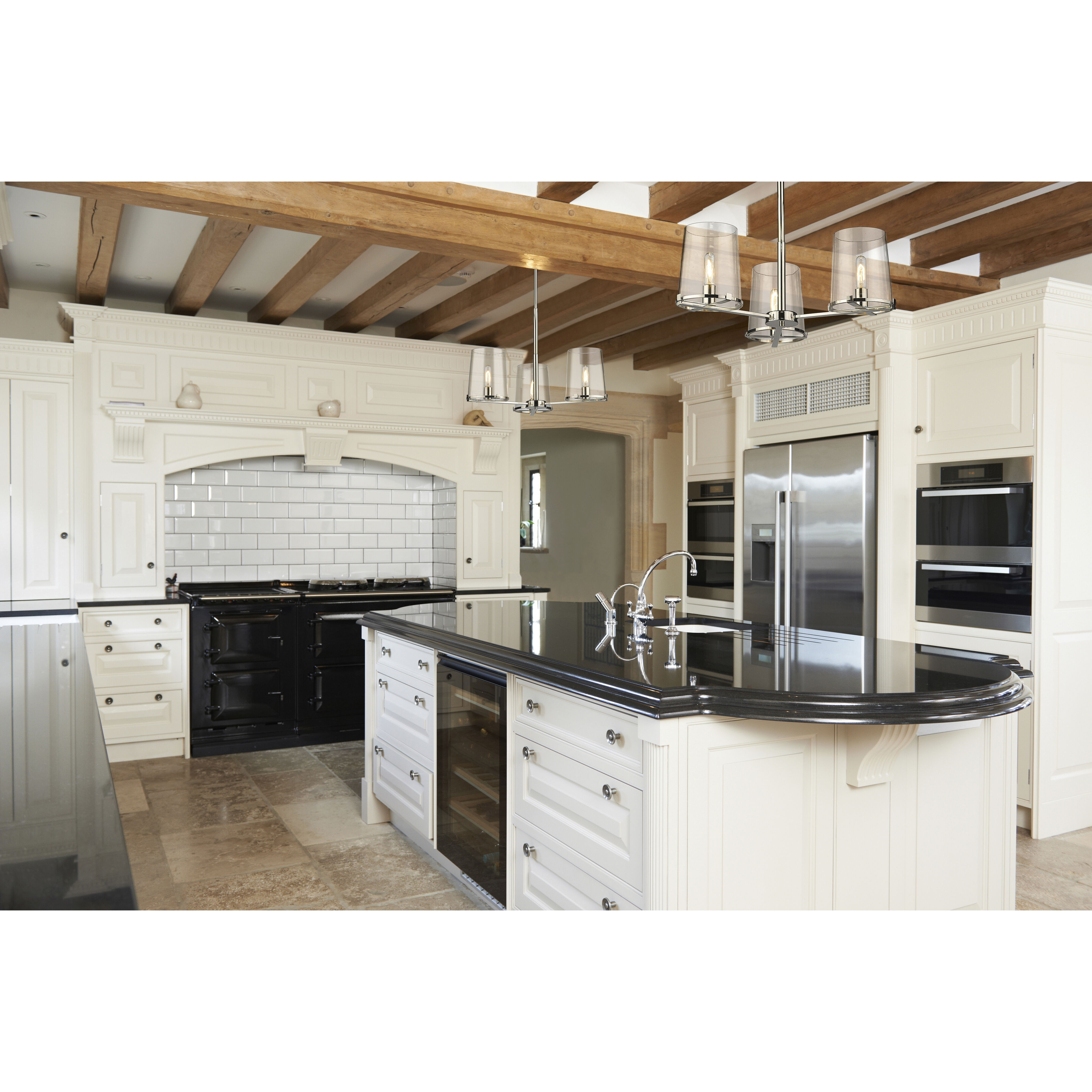 Callista 3 Light 28 inch Polished Nickel Chandelier Ceiling Light