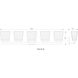 Astor 5 Light 36 inch Brushed Nickel Vanity Wall Light
