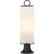 Sana 3 Light 28.5 inch Black Outdoor Pier Mounted Fixture