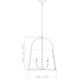 Archis 5 Light 18 inch Modern Gold Pendant Ceiling Light