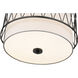 Dalton 3 Light 17 inch Matte Black Pendant Ceiling Light