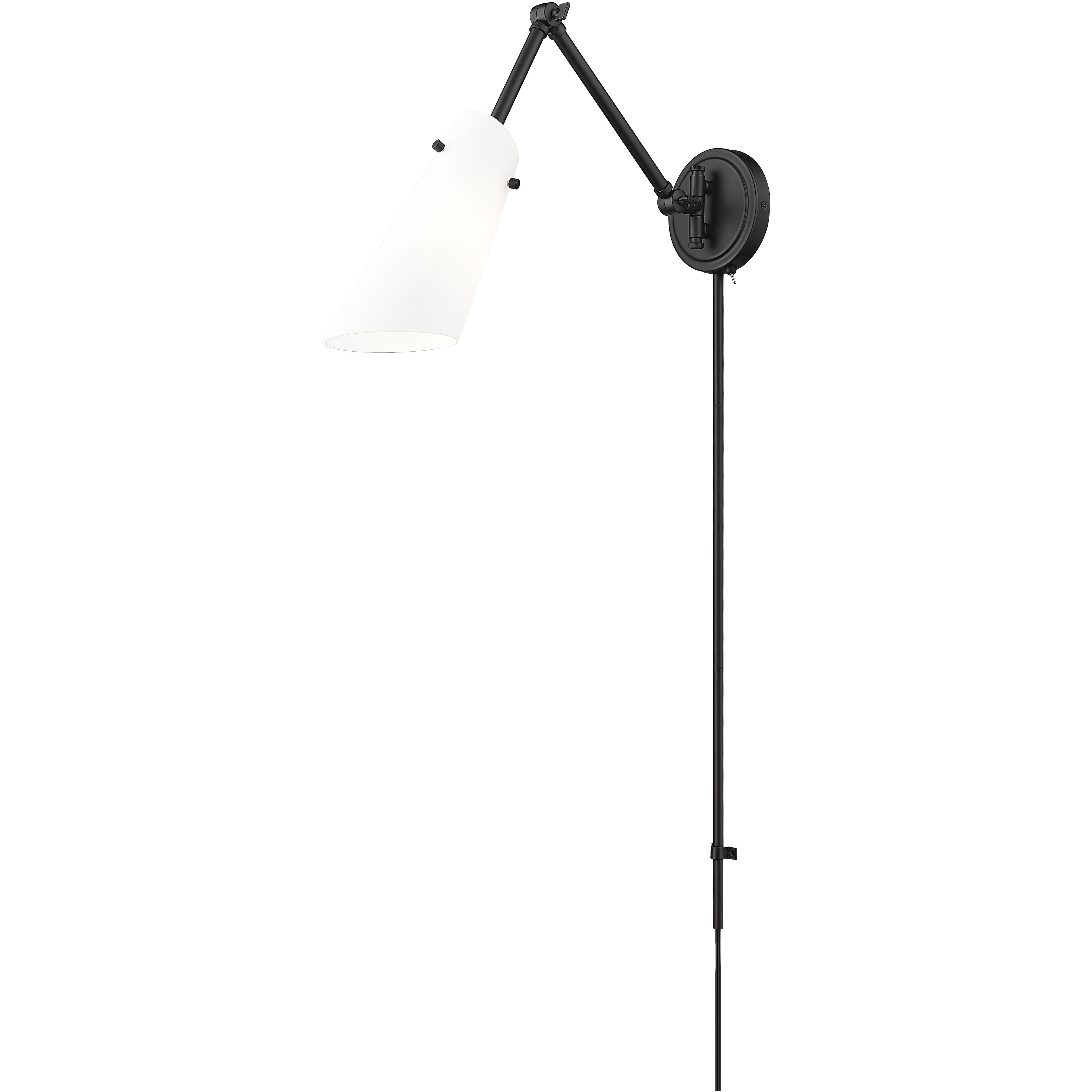 Julia 1 Light 5.25 inch Matte Black Wall Sconce Wall Light