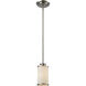 Savannah 1 Light 4.5 inch Brushed Nickel Pendant Ceiling Light