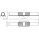 Egon LED 25 inch Chrome Bath Vanity Light Wall Light