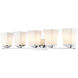 Darcy 5 Light 38 inch Chrome Vanity Wall Light