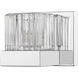 Fallon 1 Light 6 inch Chrome Wall Sconce Wall Light in G9, Clear Ribbed and Frosted