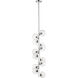 Marquee 12 Light 14 inch Chrome Chandelier Ceiling Light