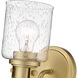Kinsley 1 Light 5.25 inch Heirloom Gold Wall Sconce Wall Light