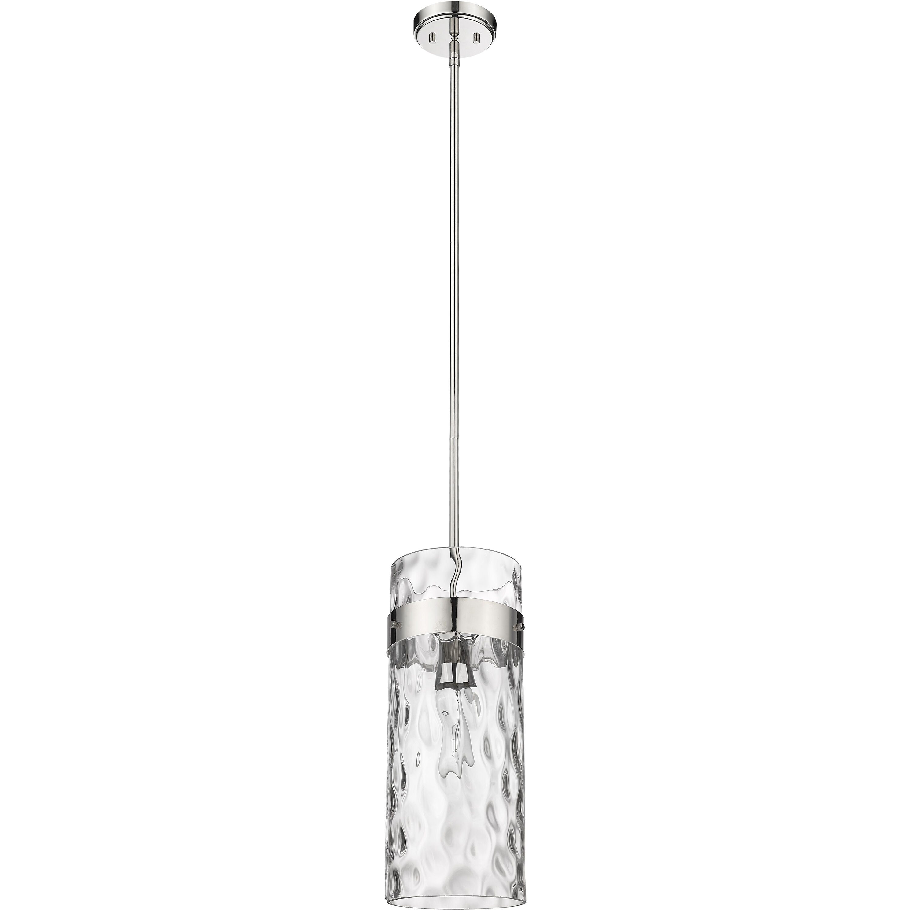 Fontaine 1 Light 6.5 inch Polished Nickel Pendant Ceiling Light