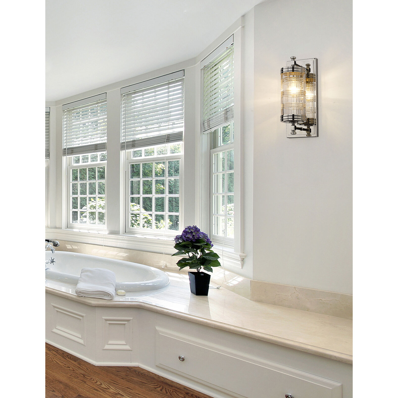 Archer 1 Light 6 inch Polished Nickel Wall Sconce Wall Light