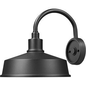 RLM 1 Light 12.5 inch Sand Black Outdoor Wall Light