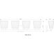 Astor 4 Light 29 inch Matte Black Vanity Wall Light