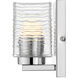 Barrett LED 4.25 inch Chrome Wall Sconce Wall Light