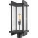 Fallow 1 Light 23.38 inch Black Outdoor Post Mount Fixture
