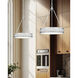 Quinn Pendant Ceiling Light in Satin Nickel