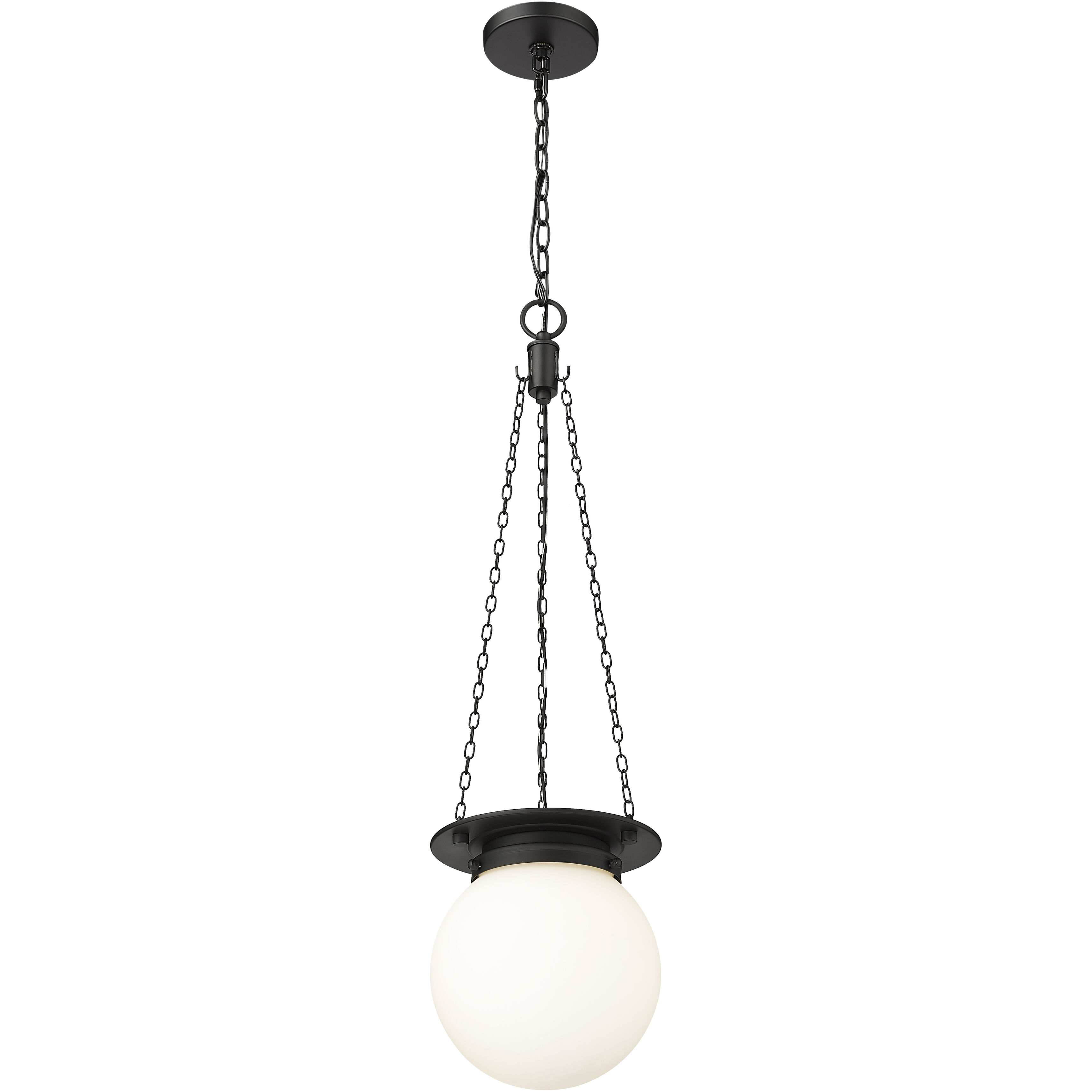 Calhoun 1 Light 9 inch Matte black Pendant Ceiling Light