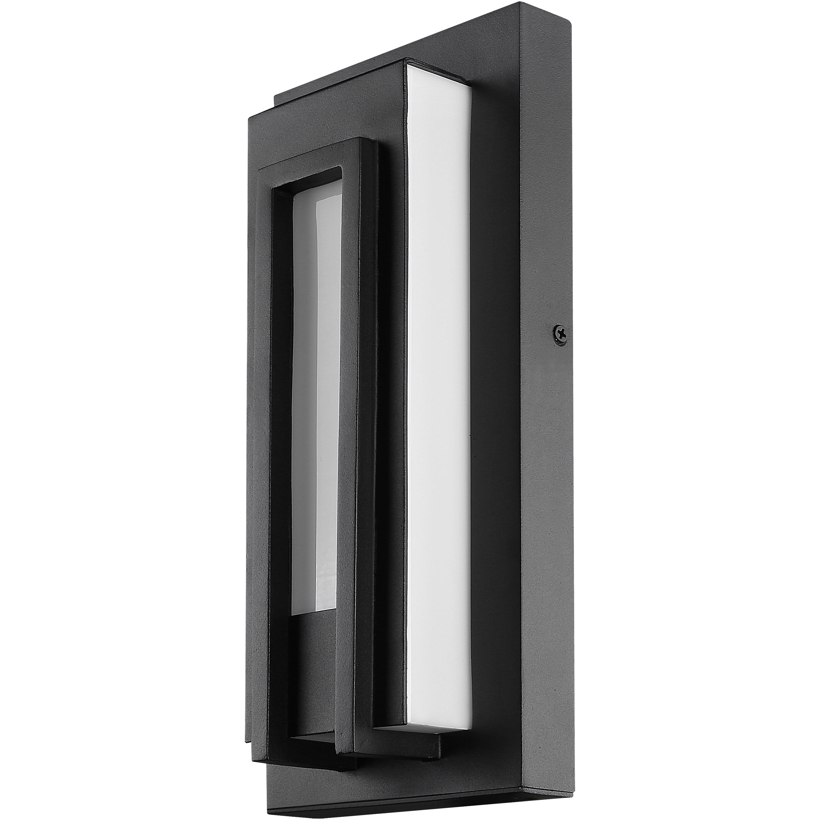 Keaton LED 12.5 inch Black Outdoor Wall Light