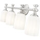 Orion 4 Light 31.25 inch Brushed Nickel Bath Vanity Light Wall Light