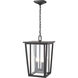 Seoul 2 Light 11.25 inch Oil Rubbed Bronze Outdoor Chain Mount Ceiling Fixture