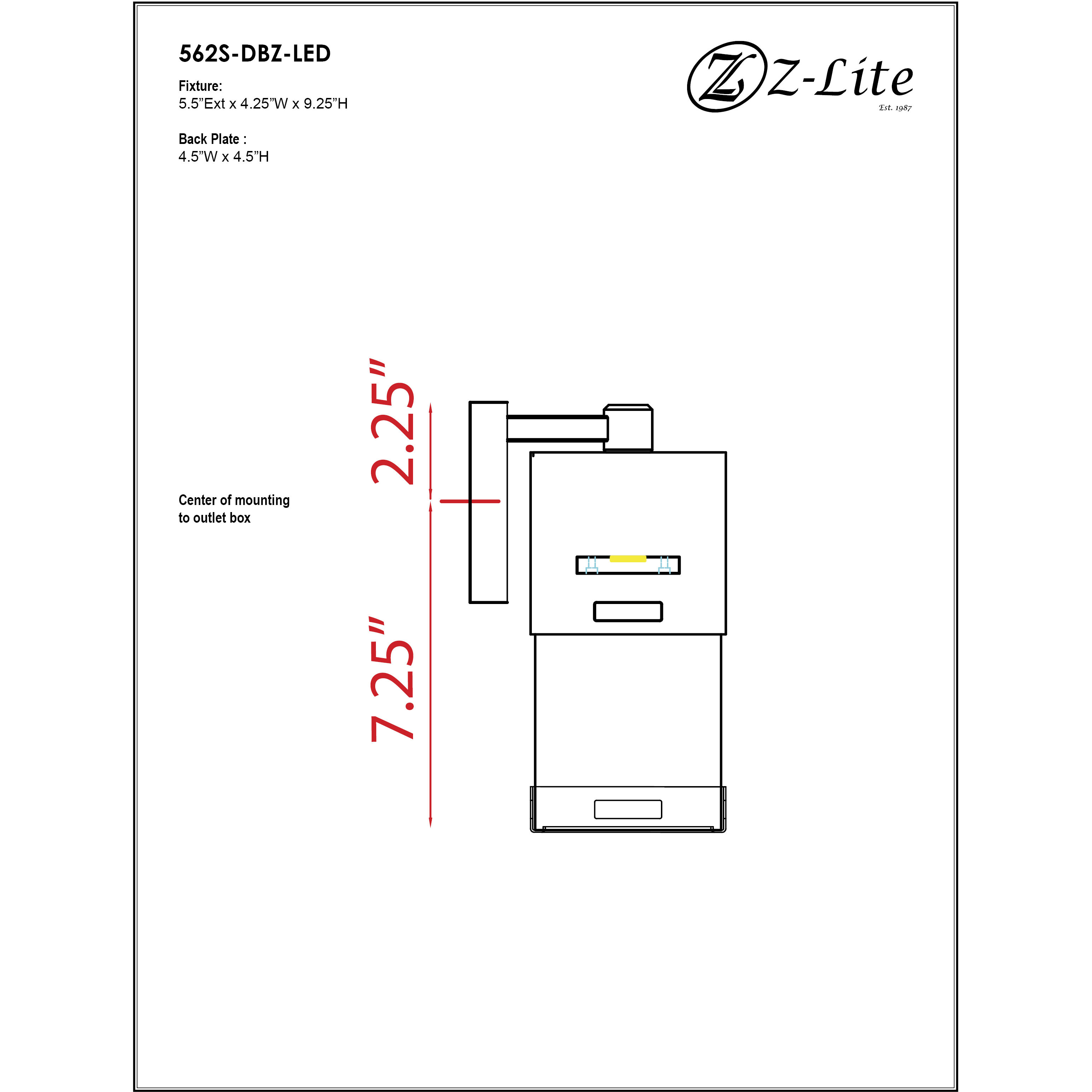 Lestat Outdoor Wall Light in 2, Deep Bronze