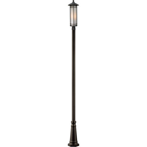 Woodland 1 Light 122 inch Oil Rubbed Bronze Outdoor Post Mounted Fixture