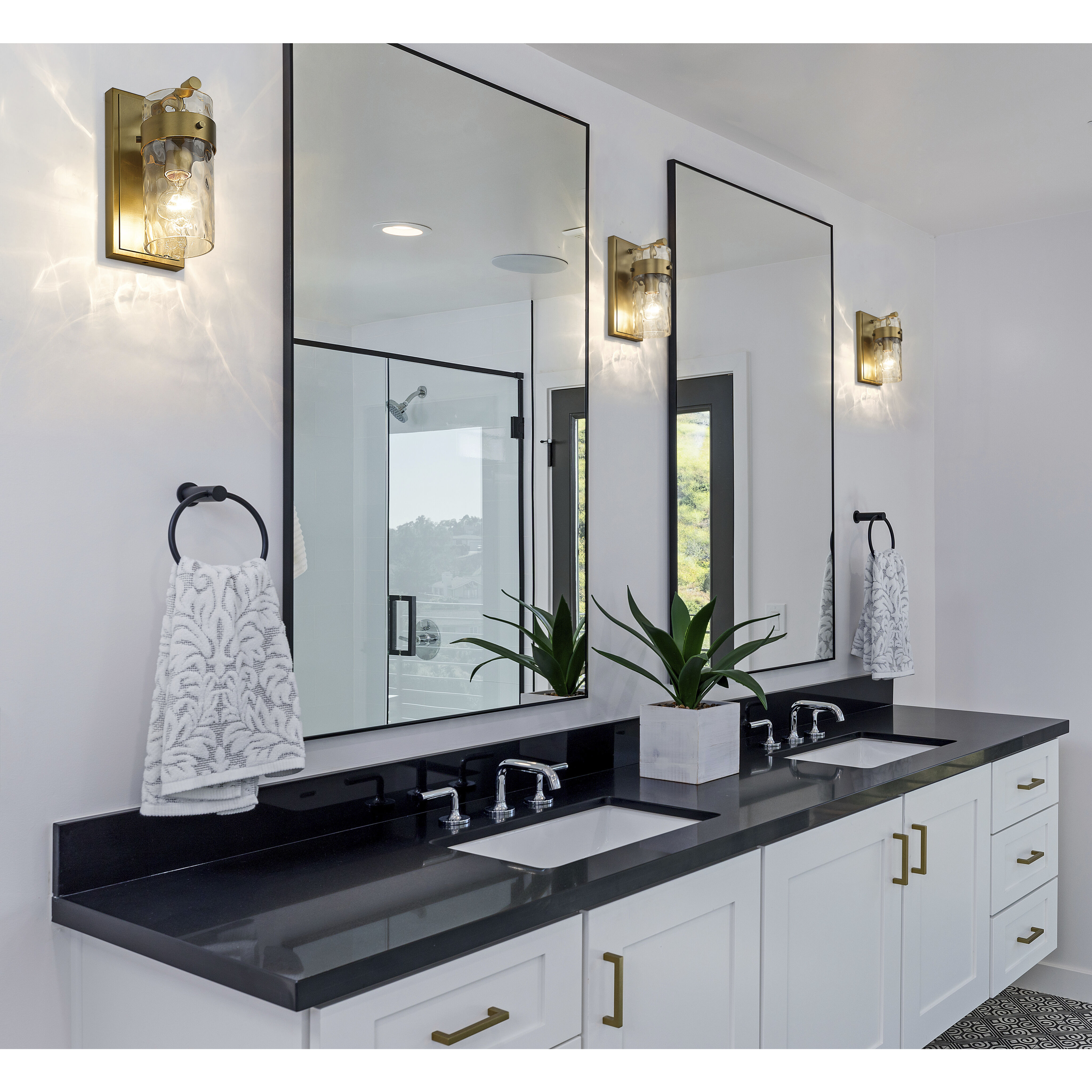 Fontaine 1 Light 4.75 inch Rubbed Brass Wall Sconce Wall Light in Rubbed Bronze