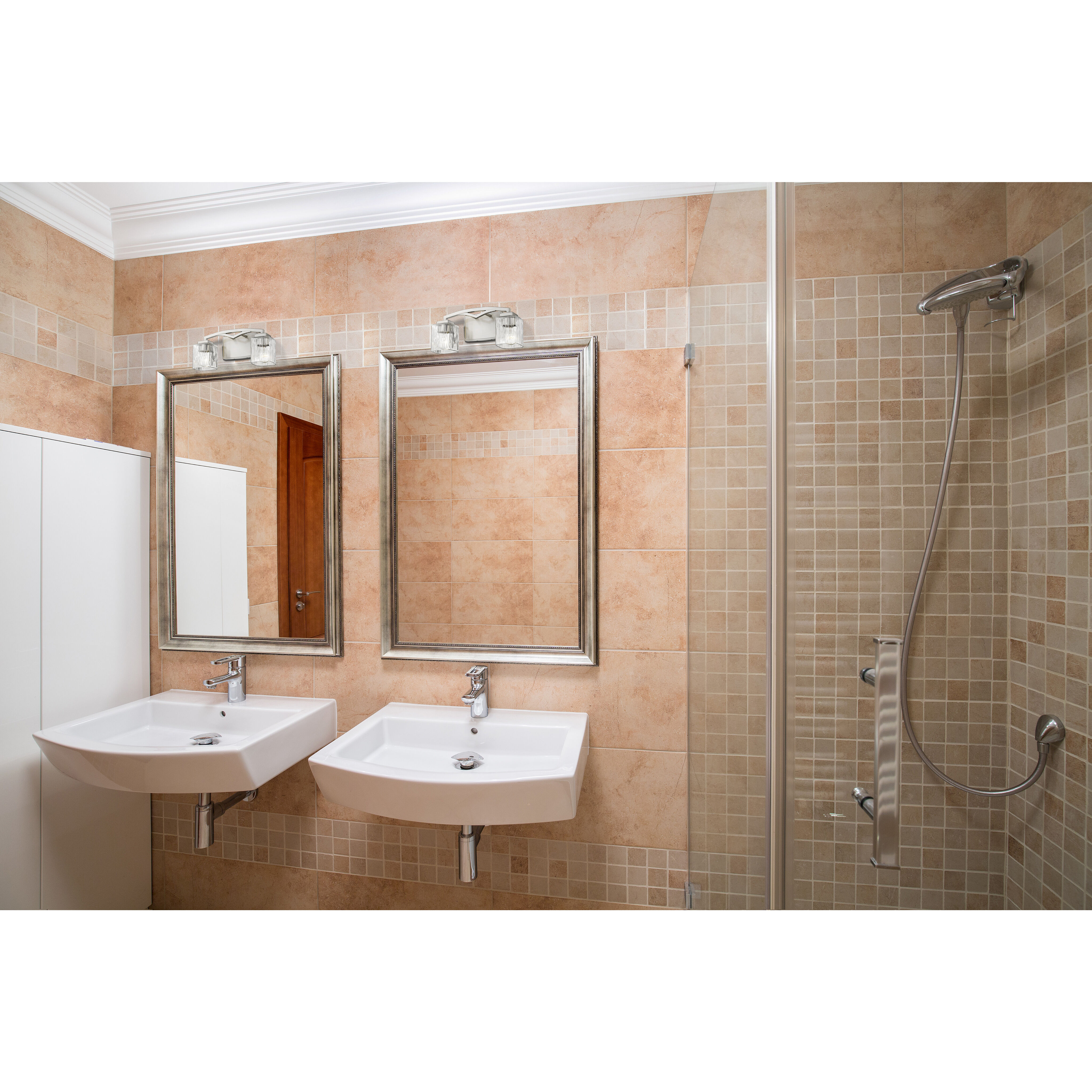 Zaid 2 Light 16 inch Brushed Nickel Vanity Wall Light