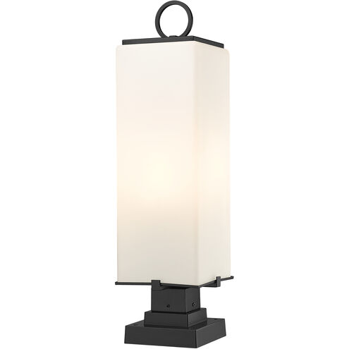 Sana 3 Light 28.25 inch Black Outdoor Pier Mounted Fixture