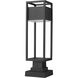 Barwick LED 22.25 inch Black Outdoor Pier Mounted Fixture