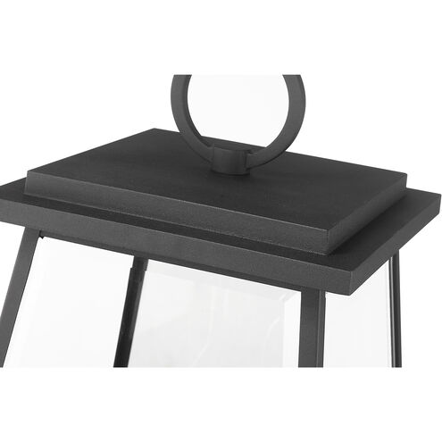 Broughton 4 Light 24.5 inch Black Outdoor Pier Mounted Fixture