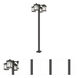 Portland 4 Light 99 inch Oil Rubbed Bronze Outdoor Post Mounted Fixture
