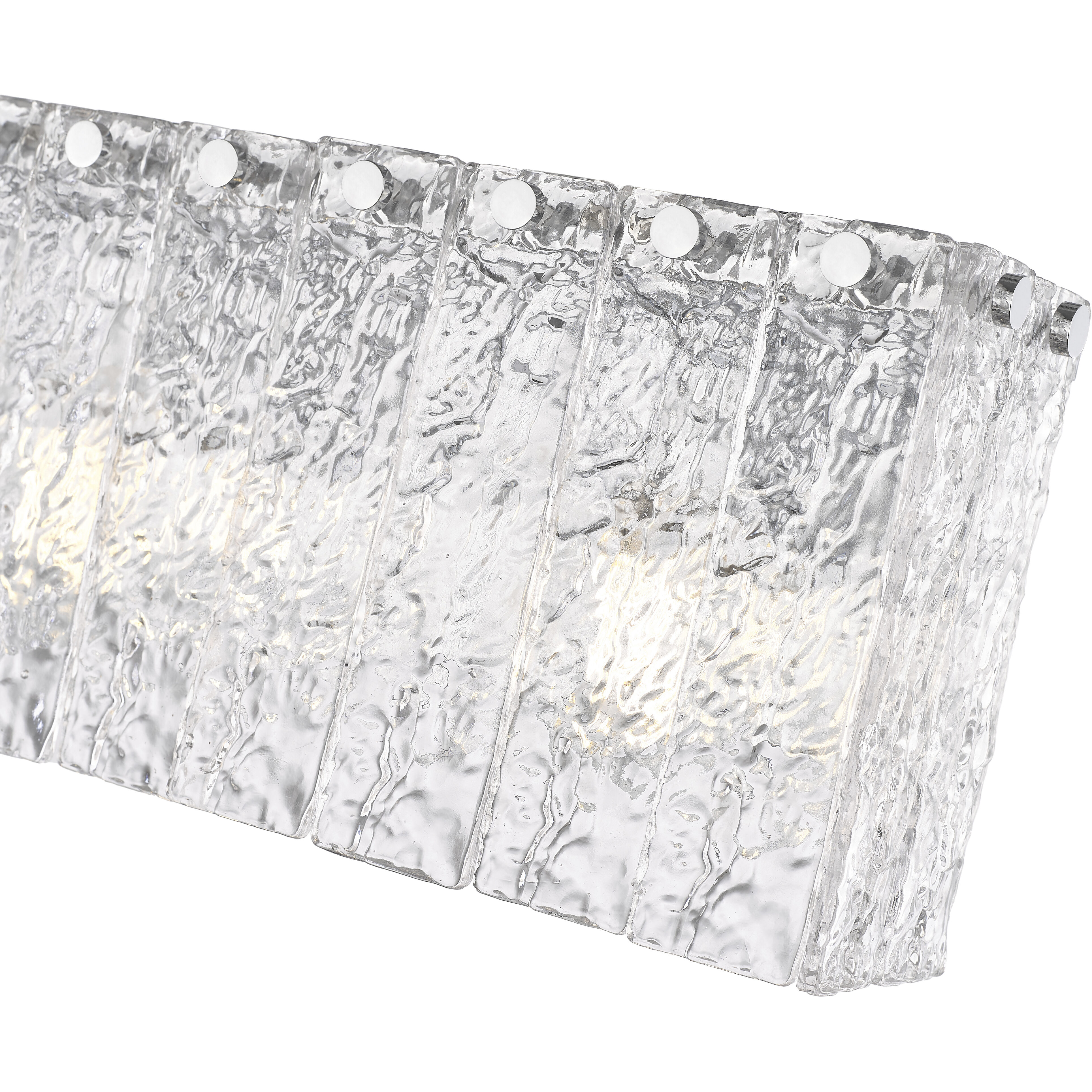 Glacier 2 Light 15 inch Chrome Vanity Wall Light