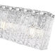 Glacier 2 Light 15 inch Chrome Vanity Wall Light