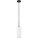 Monty 1 Light 5.25 inch Matte Black Pendant Ceiling Light