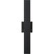 Edge LED 20.5 inch Black Outdoor Wall Light