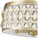 Harden 5 Light 20.25 inch Modern Gold Flush mount Ceiling Light