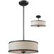 Cameo 3 Light 15.63 inch Factory Bronze Pendant Ceiling Light