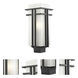 Abbey 1 Light 19.25 inch Black Outdoor Post Mount Fixture