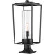 Sheridan 1 Light 24.5 inch Black Outdoor Pier Mounted Fixture