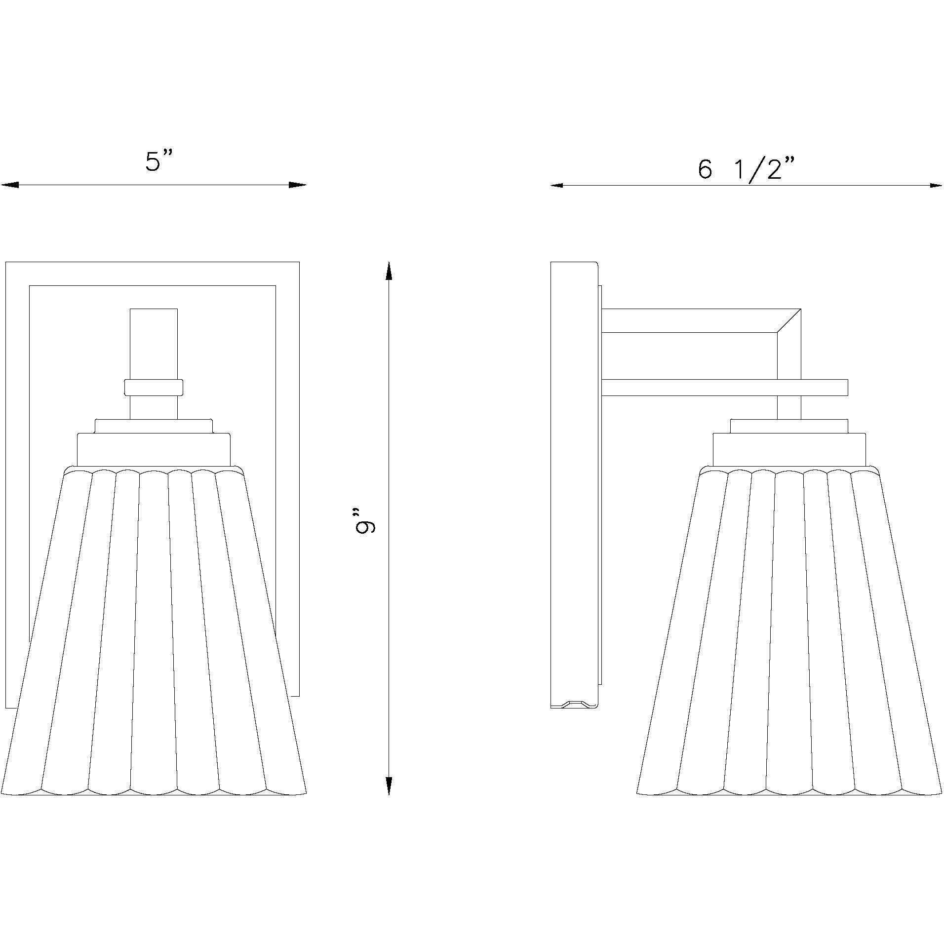 Lyna 1 Light 5 inch Chrome Wall Sconce Wall Light
