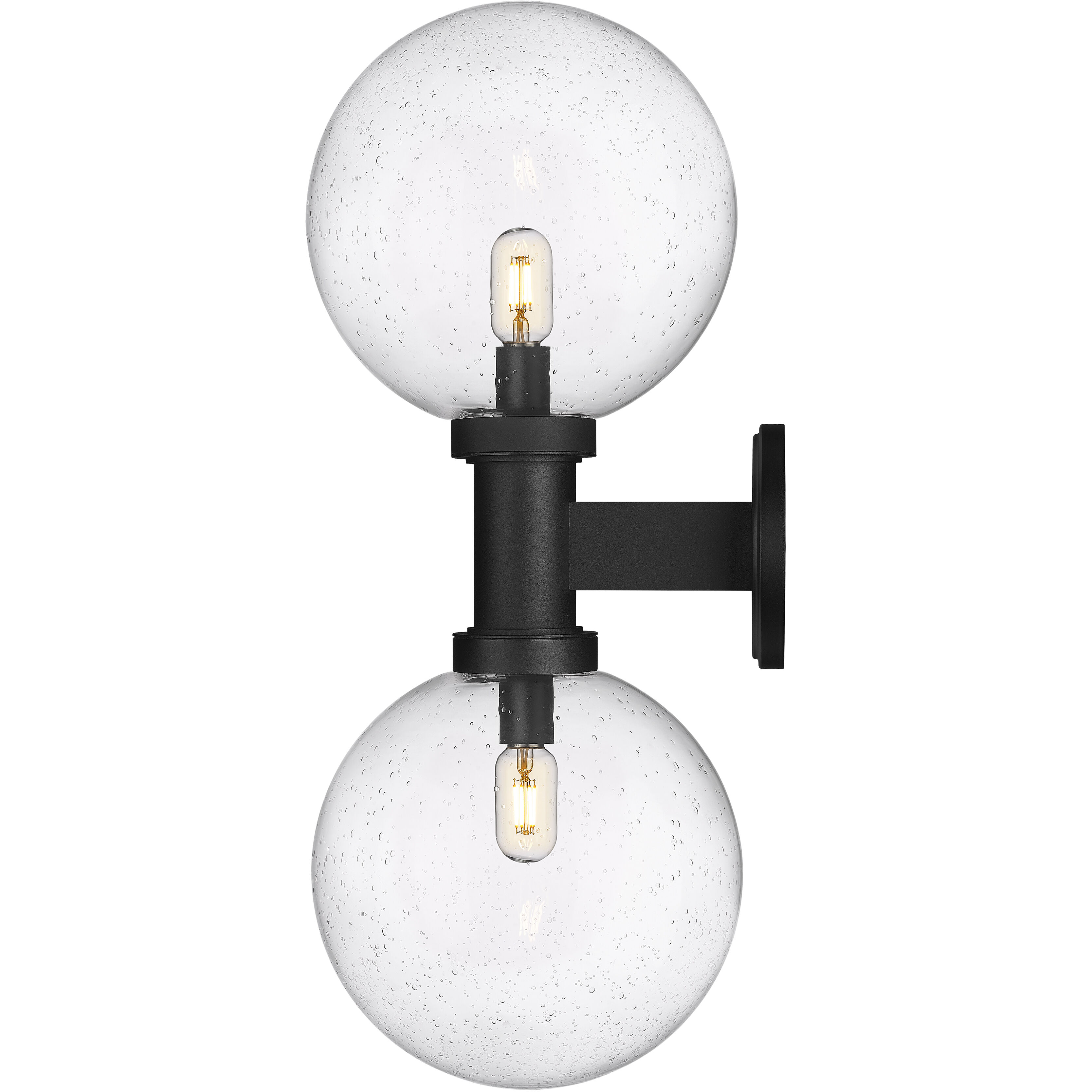 Laurent 2 Light 30 inch Black Outdoor Wall Light