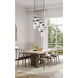 Fontaine 11 Light 26.25 inch Matte Black Chandelier Ceiling Light
