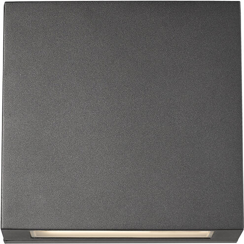 Quadrate LED 11.25 inch Black Outdoor Wall Light