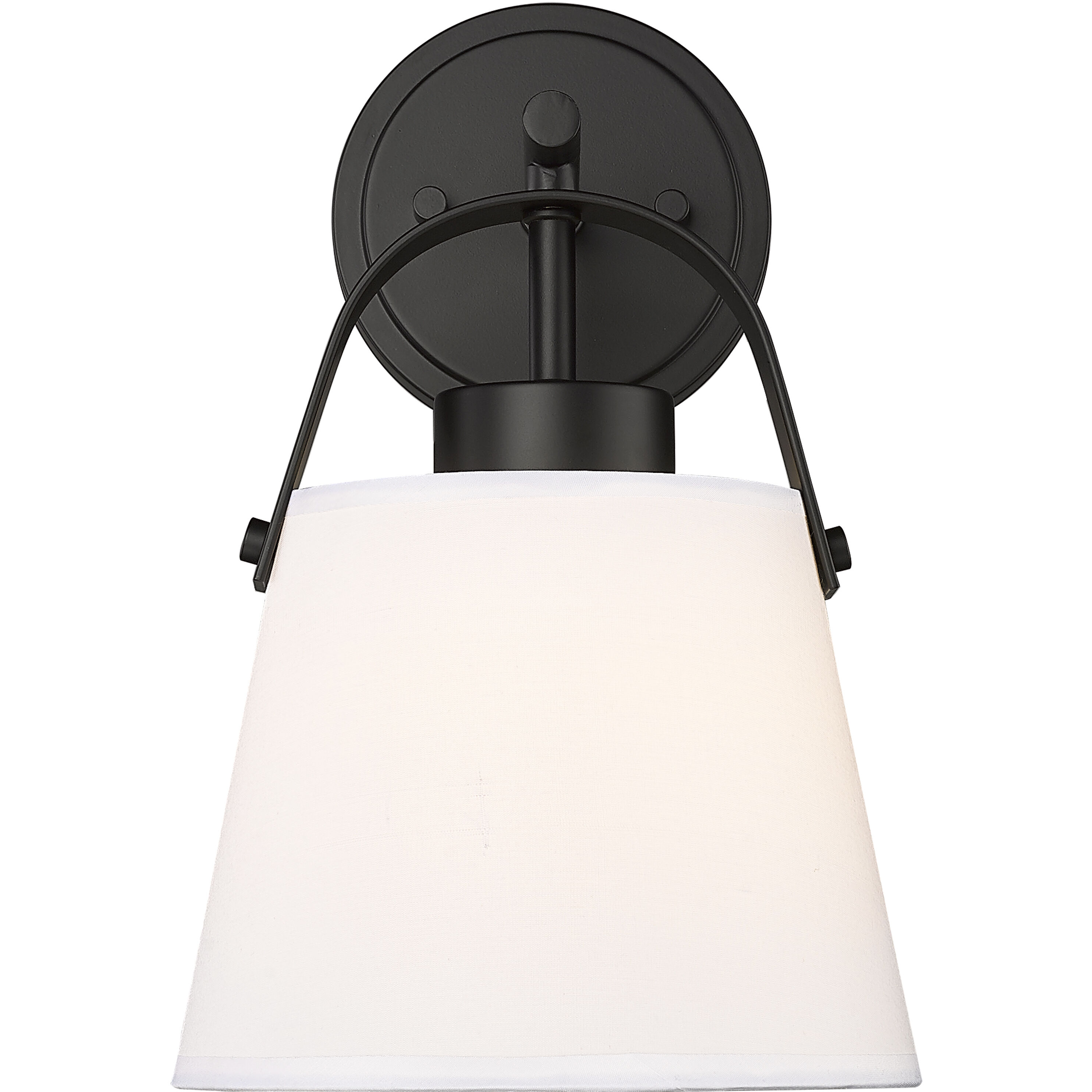 Z-Studio 1 Light 8 inch Matte Black Wall Sconce Wall Light
